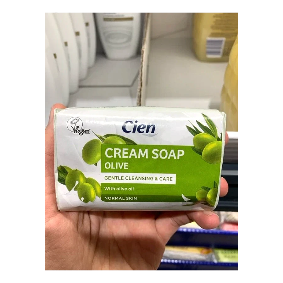 Cien Cremeseife Olive (savon en morceau à l’olive)