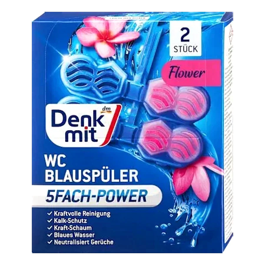 Denkmit WC-Duftspüler Frische Trio (désodorisant nettoyant pour WC, trio fraîcheur)