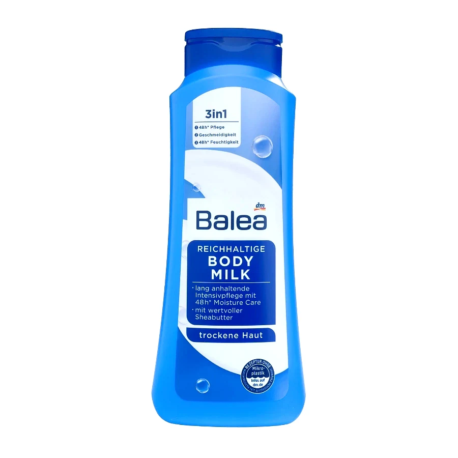 Balea bodyMilk bleu (lait de toilette)